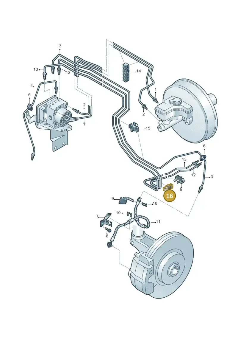 7H0611797 — Skoda Superb Combi (2023-) diagram 745611200, position 16