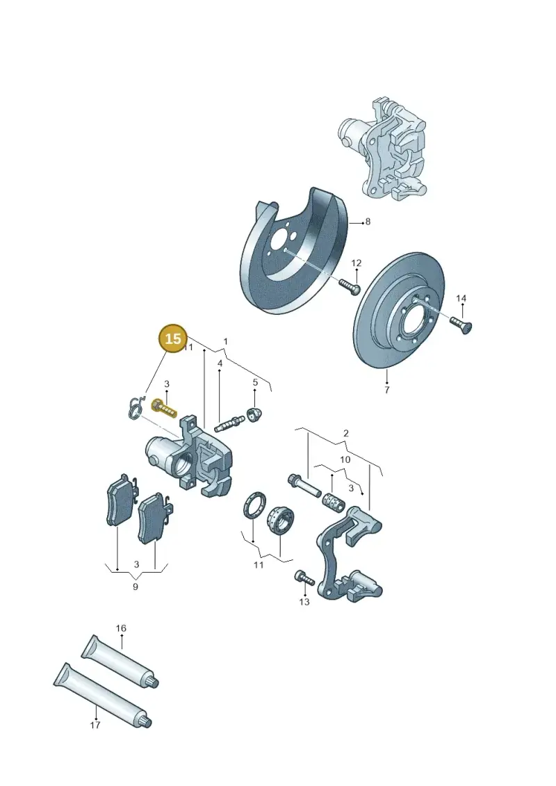 7H0615296 — Skoda Fabia (2014-2022) diagram 792615600, position 15