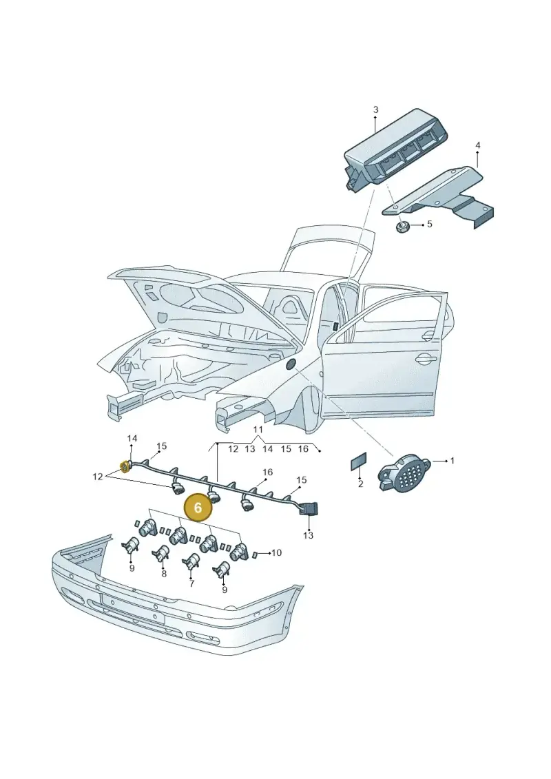 7H0919275CGRU — Skoda OCTAVIA/COMBI/4X4      04> (2004-) diagram 419919510, position 6