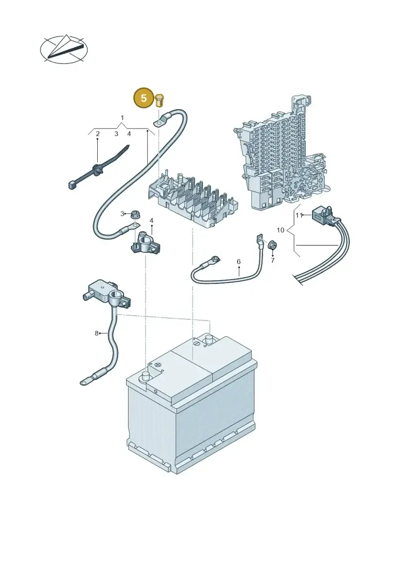 7H0972501A — Skoda Enyaq (2020-) diagram 11a971005, position 5