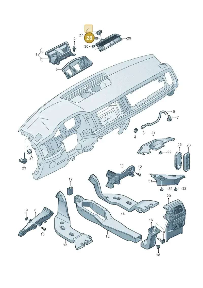 7L0907323 — Skoda Kodiaq (2024-) diagram 804819300, position 28