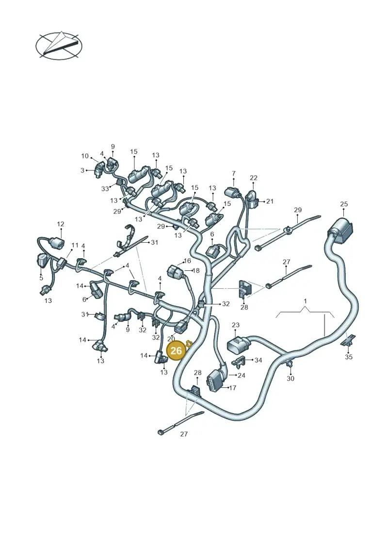 7L5971847B — Skoda Fabia (2021-) diagram 813971080, position 26