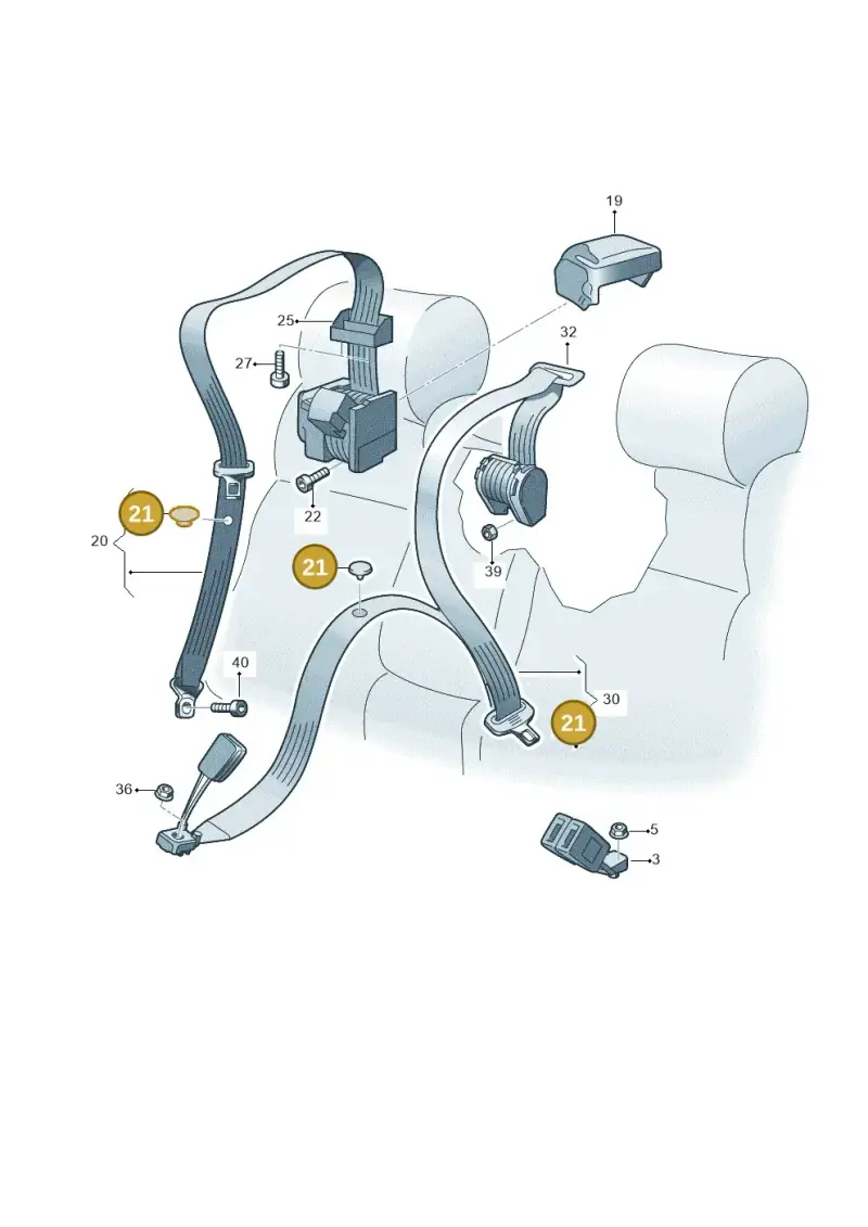 7N0857847A — Skoda Superb Combi (2023-) diagram 585857070, position 21