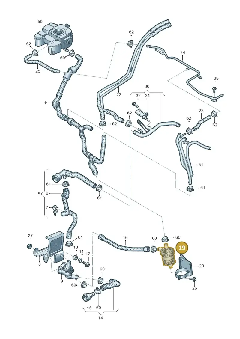 7P0965567 — Skoda Kodiaq (2016-2024) diagram 793121401, position 19