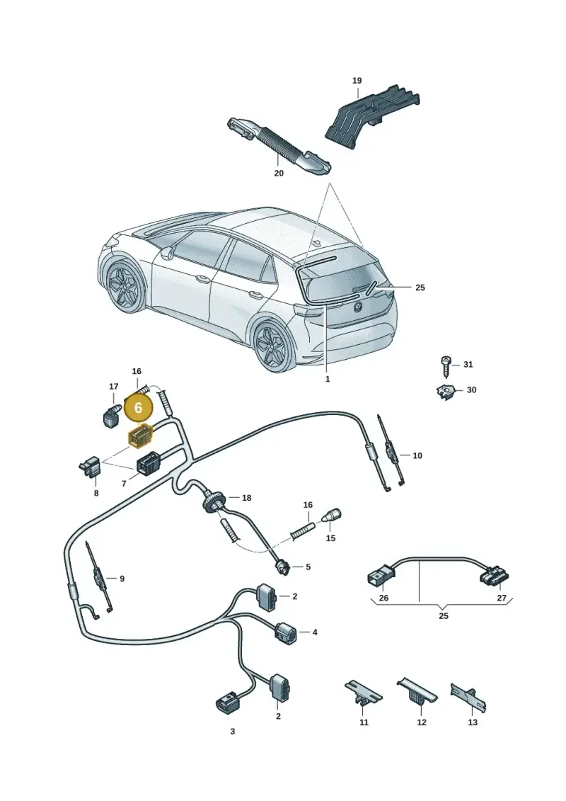 7P0972735 — Skoda Enyaq (2020-) diagram 10a972080, position 6