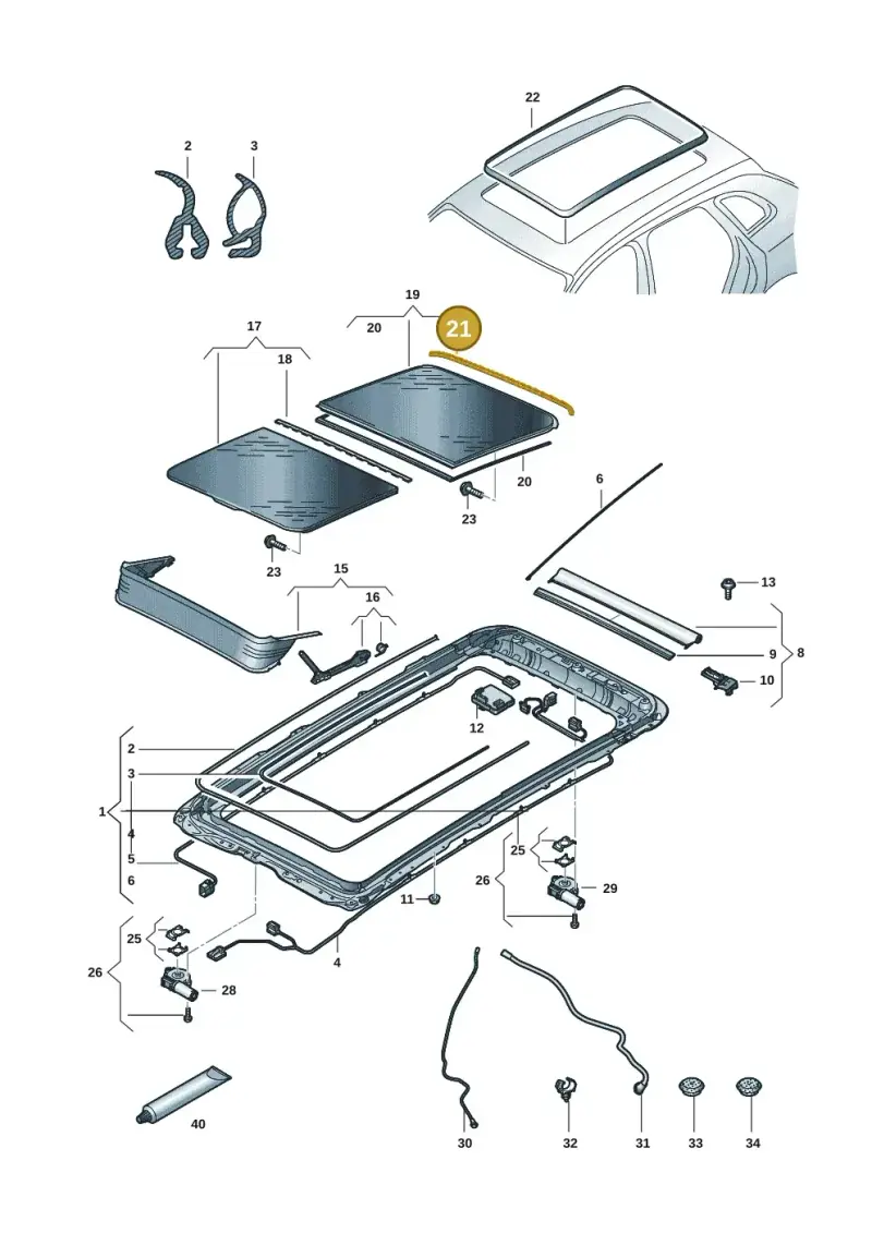 85H877467 — Skoda Kodiaq (2024-) diagram 57h877000, position 21