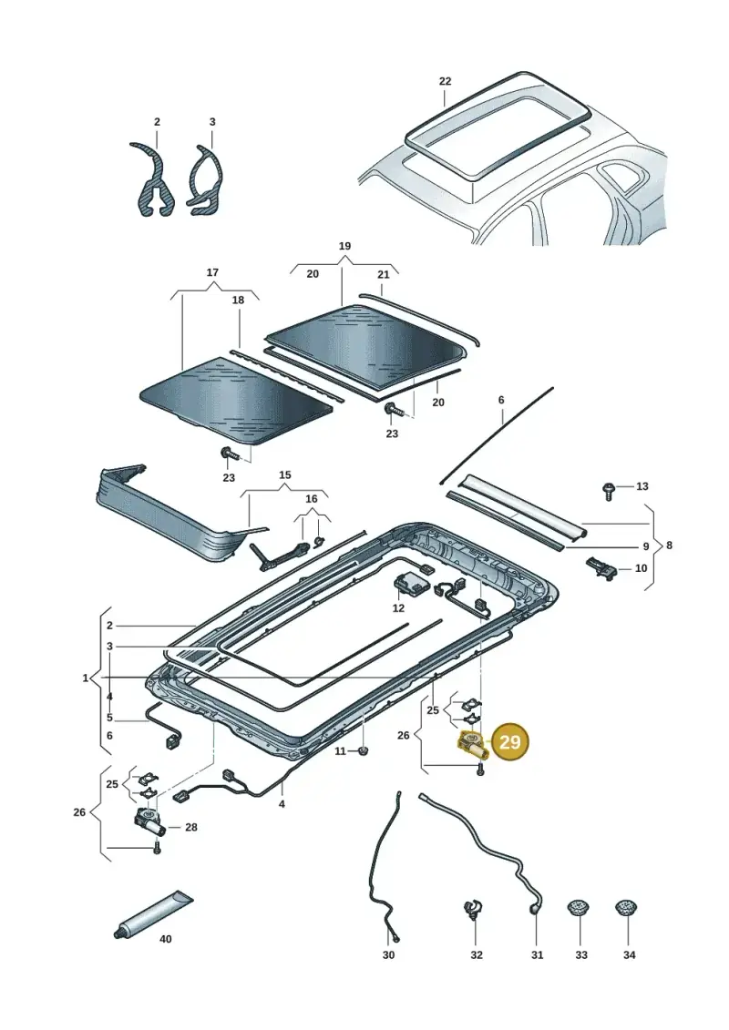 85H877795A — Skoda Kodiaq (2024-) diagram 57h877000, position 29