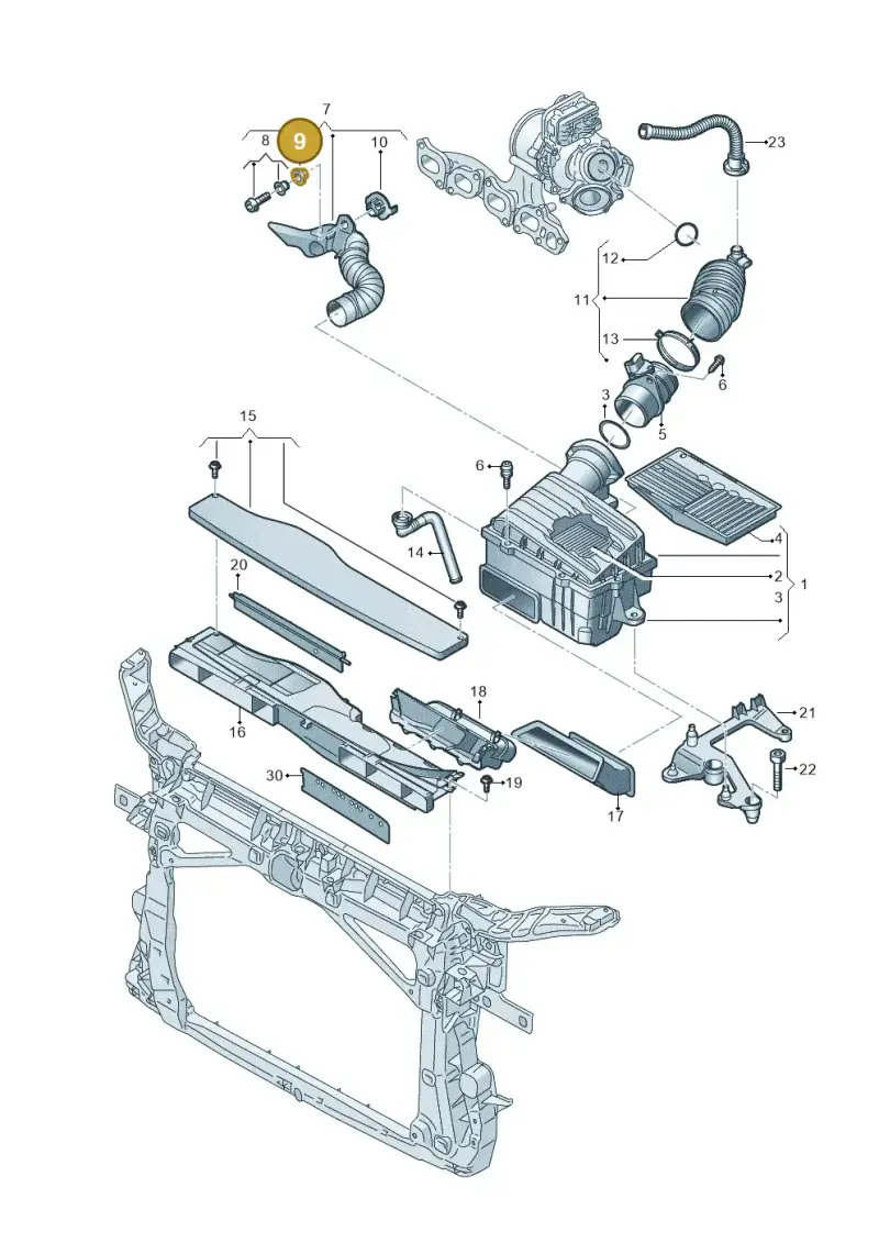 867129669 — Skoda Kodiaq (2024-) diagram 793129060, position 9