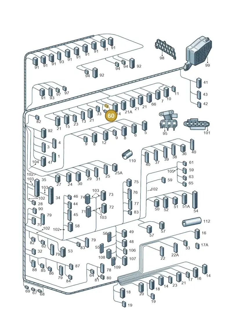 8A0972623 — Skoda SUPERB                 02> (2001-) diagram 265971850, position 60