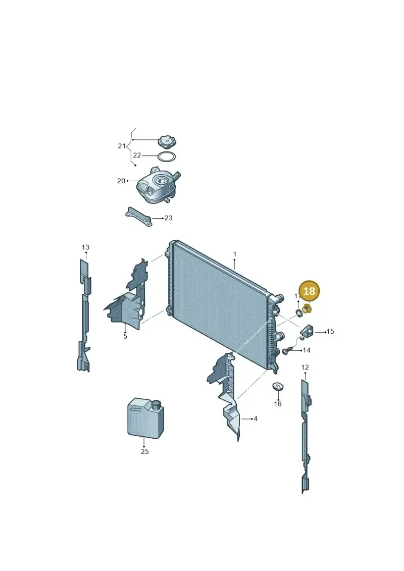 8D0121100 — Skoda Fabia (2021-) diagram 837121030, position 18
