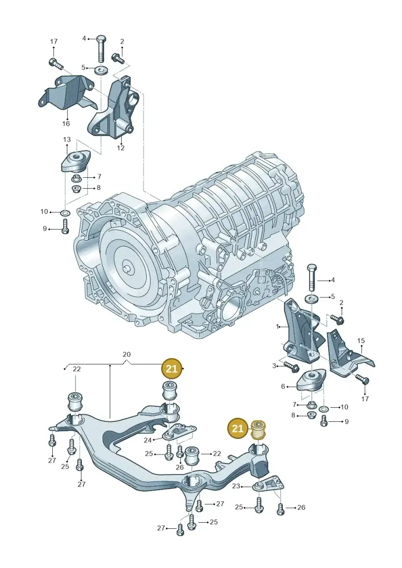 8D0399415D — Skoda SUPERB                 02> (2001-) diagram 156399800, position 21