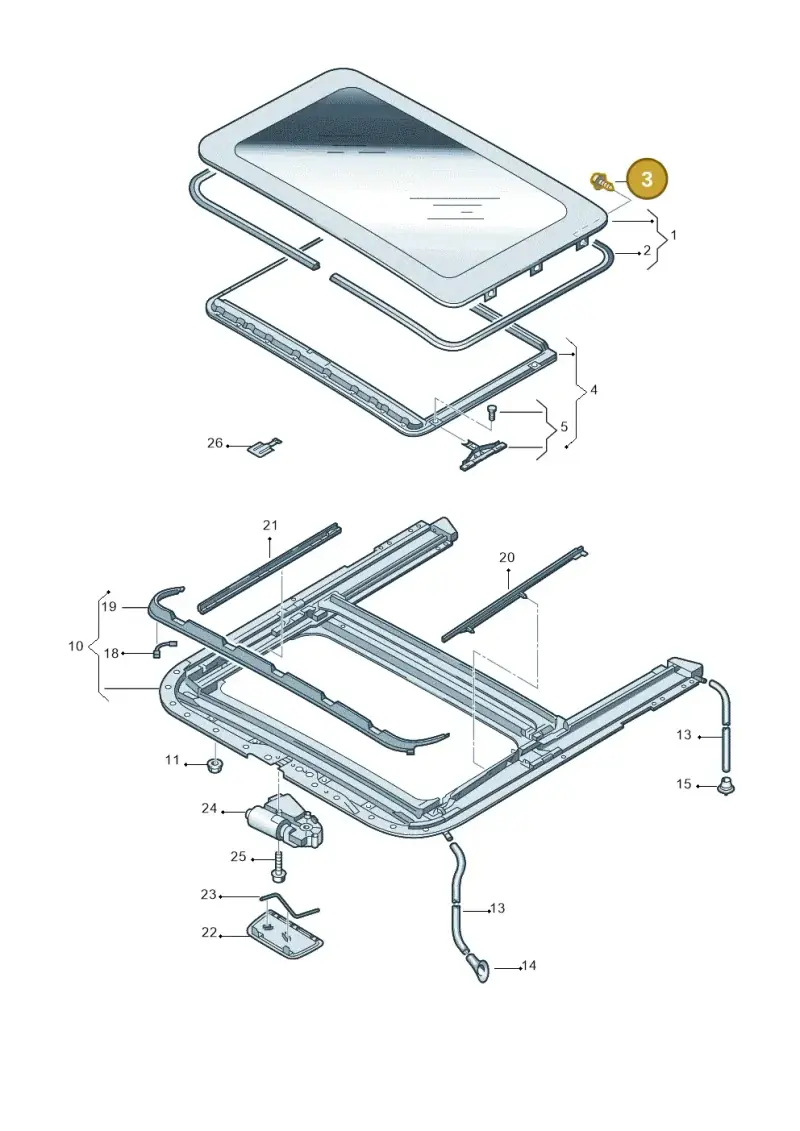 8D0877721B — Skoda FABIA/COMBI            05> (2004-) diagram 219877100, position 3