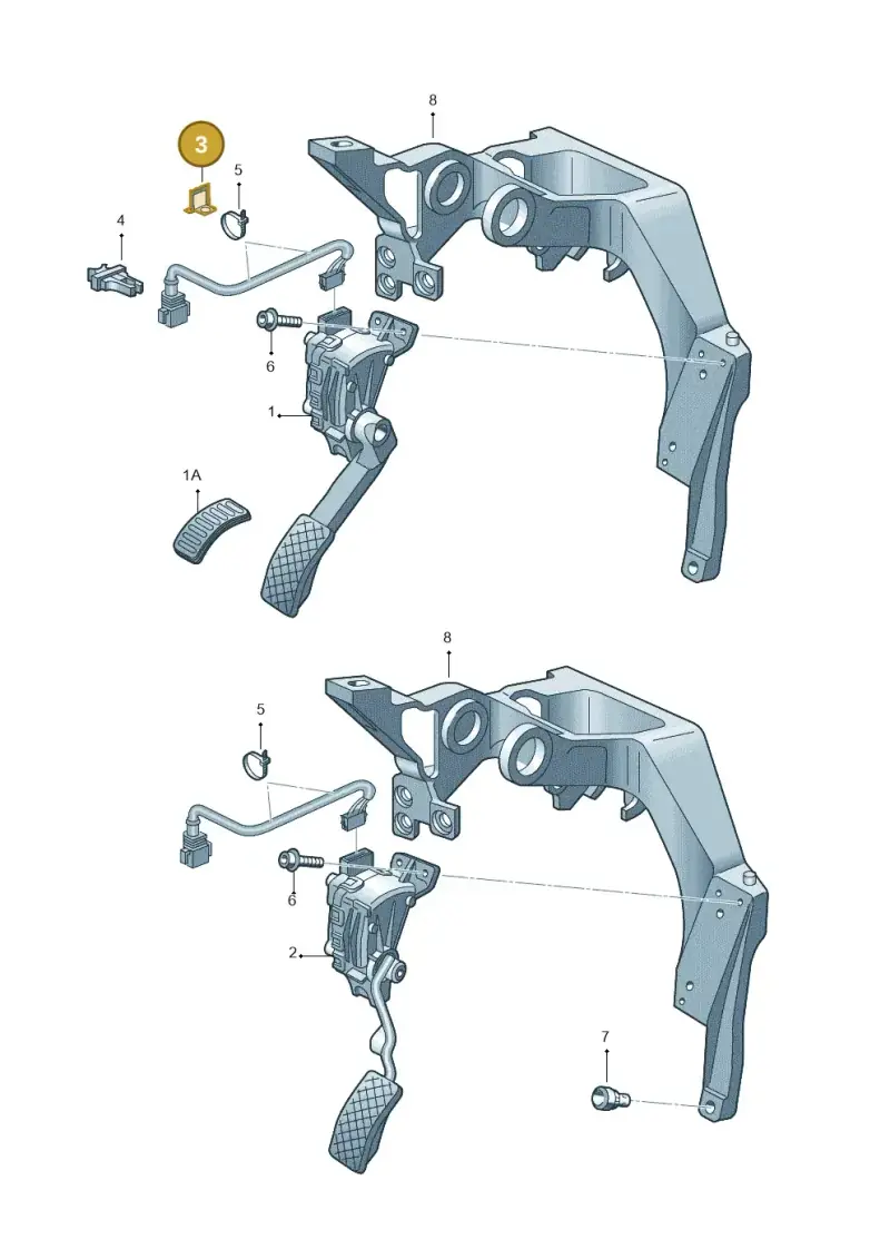 8D0971847J — Skoda SUPERB                 02> (2001-) diagram 265721700, position 3