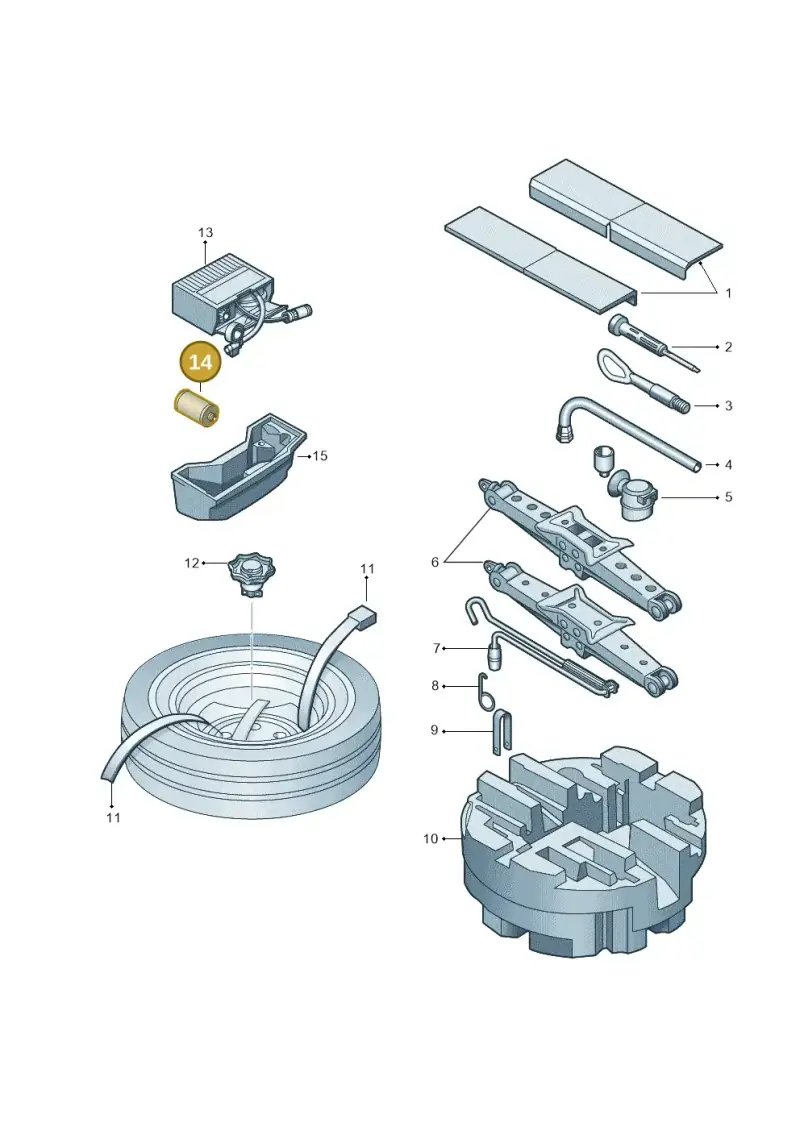 8E0012619A — Skoda Kamiq (2019-) diagram 584012000, position 14