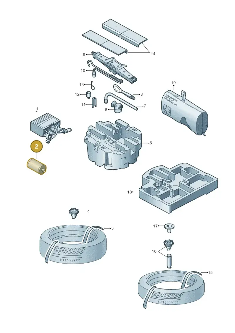 8E0012619A — Skoda Octavia (2019-2024) diagram 585012000, position 2