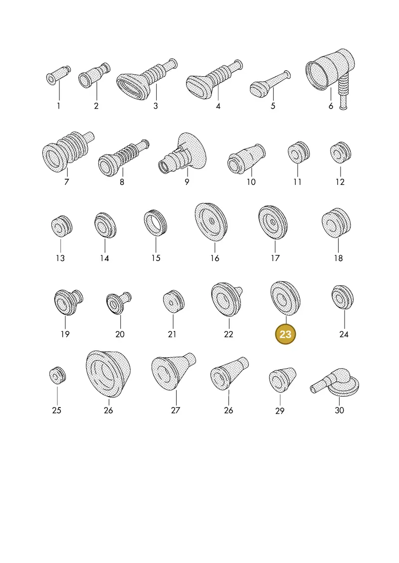 8E0971871G — Skoda 1J0 platform diagram 198976020, position 23