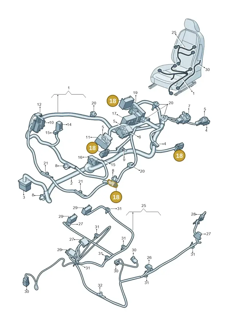 8E0972126 — Skoda Kodiaq (2018-2022) diagram 884972260, position 18