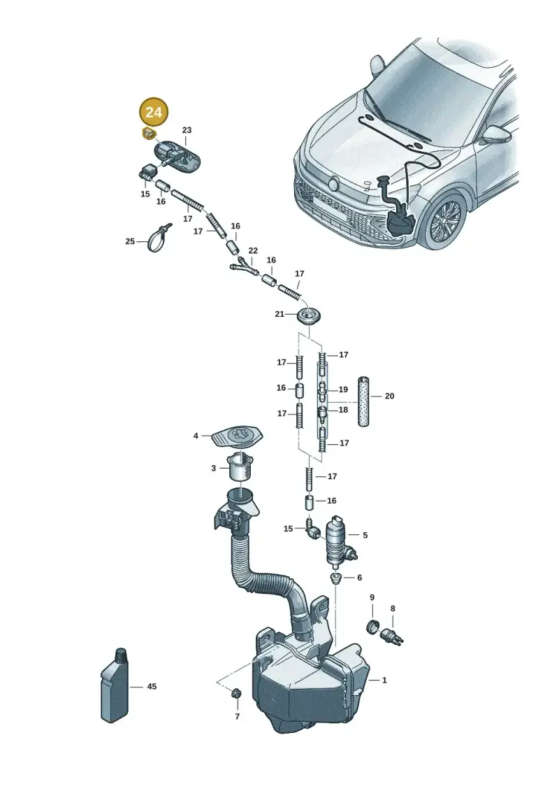 8E0973202 — Skoda Kodiaq (2024-) diagram 57x955100, position 24