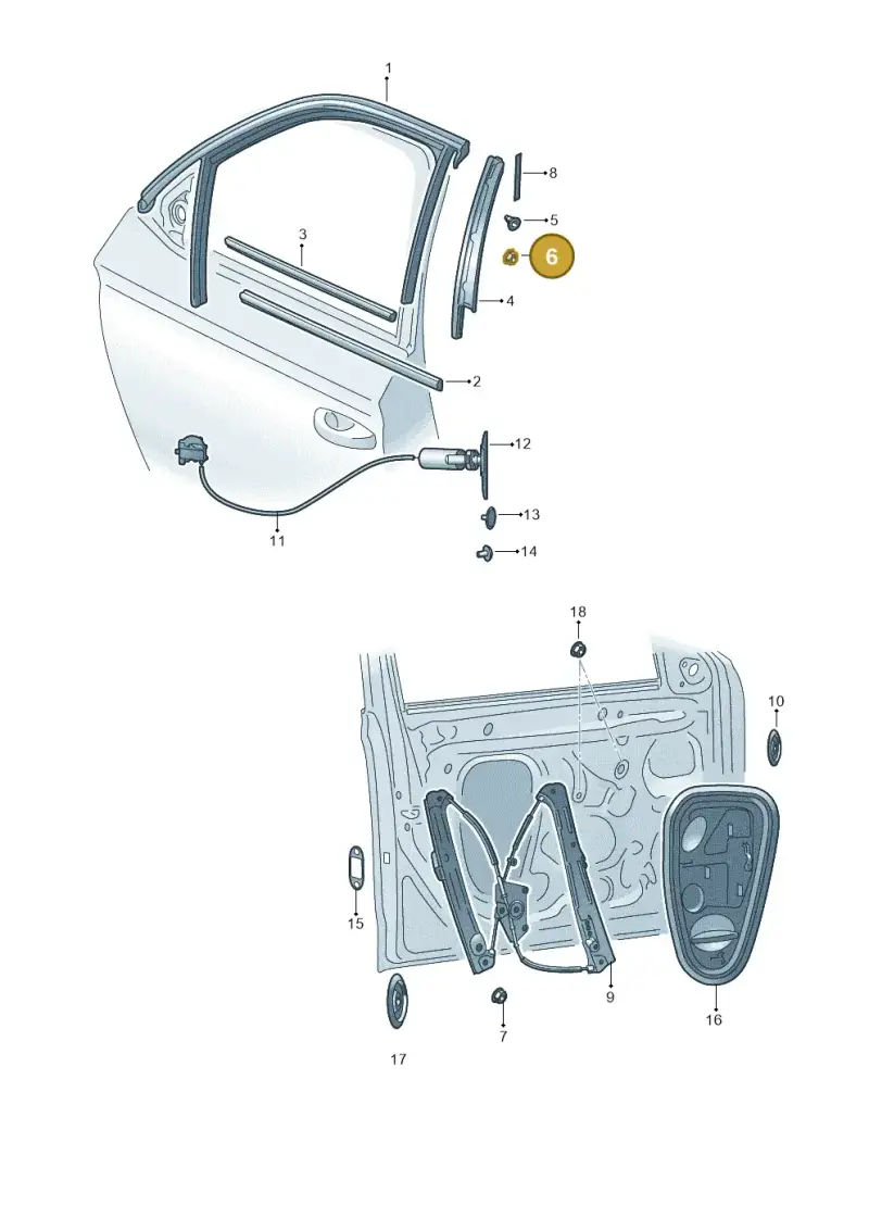8K0837199 — Skoda Kamiq (2019-) diagram 584837060, position 6