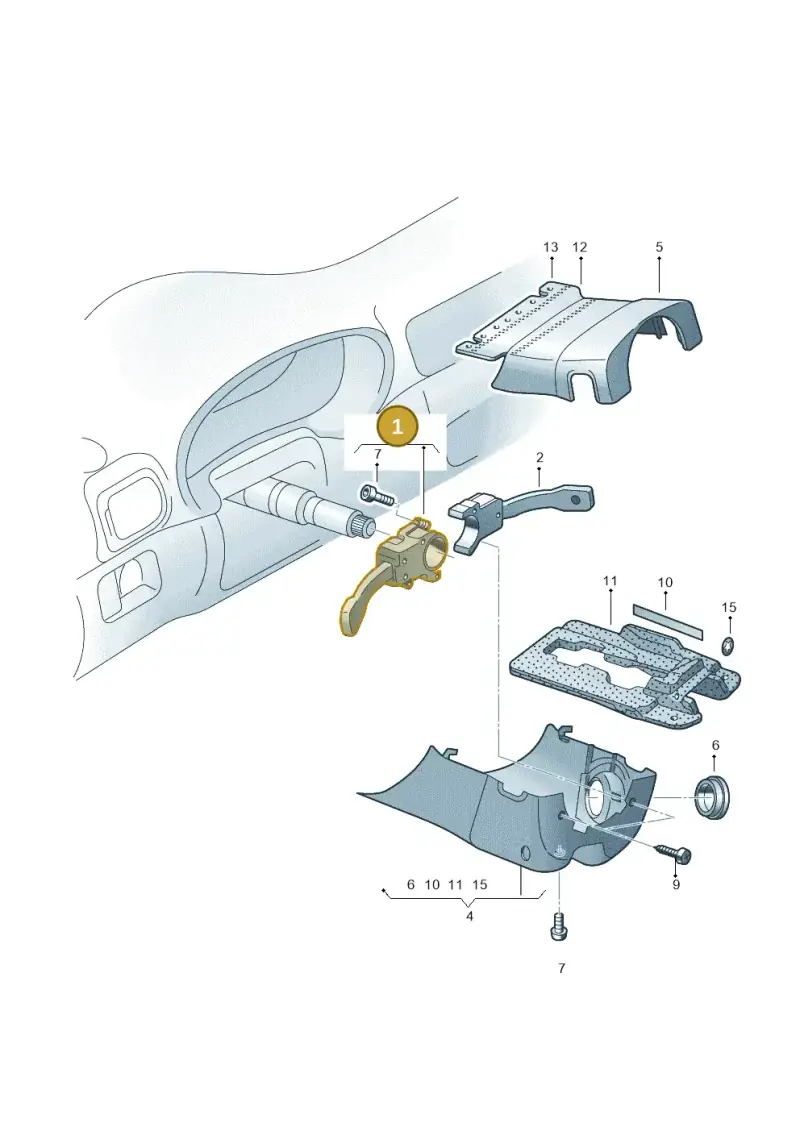 8L0953513L01C — Skoda FABIA/COMBI            05> (2004-) diagram 225953500, position 1