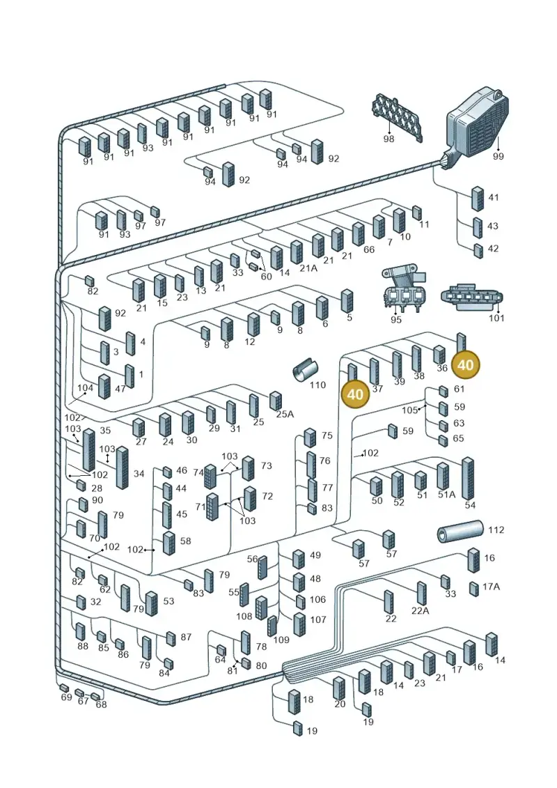 8L0971972 — Skoda SUPERB                 02> (2001-) diagram 265971850, position 40