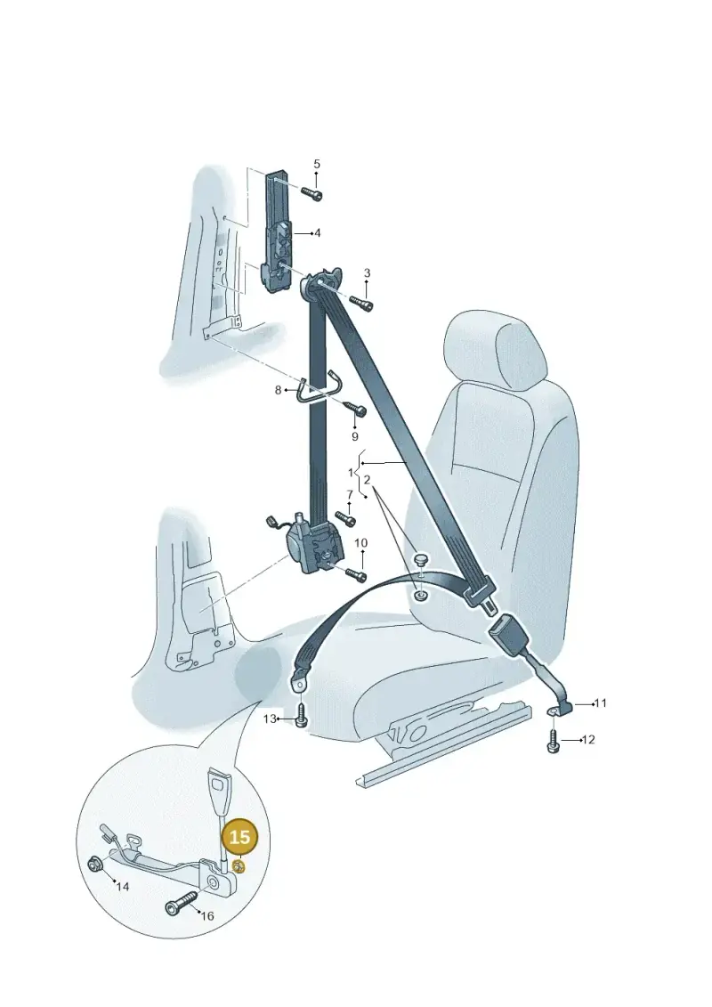 8T0857937B — Skoda Octavia (2019-2024) diagram 585857060, position 15