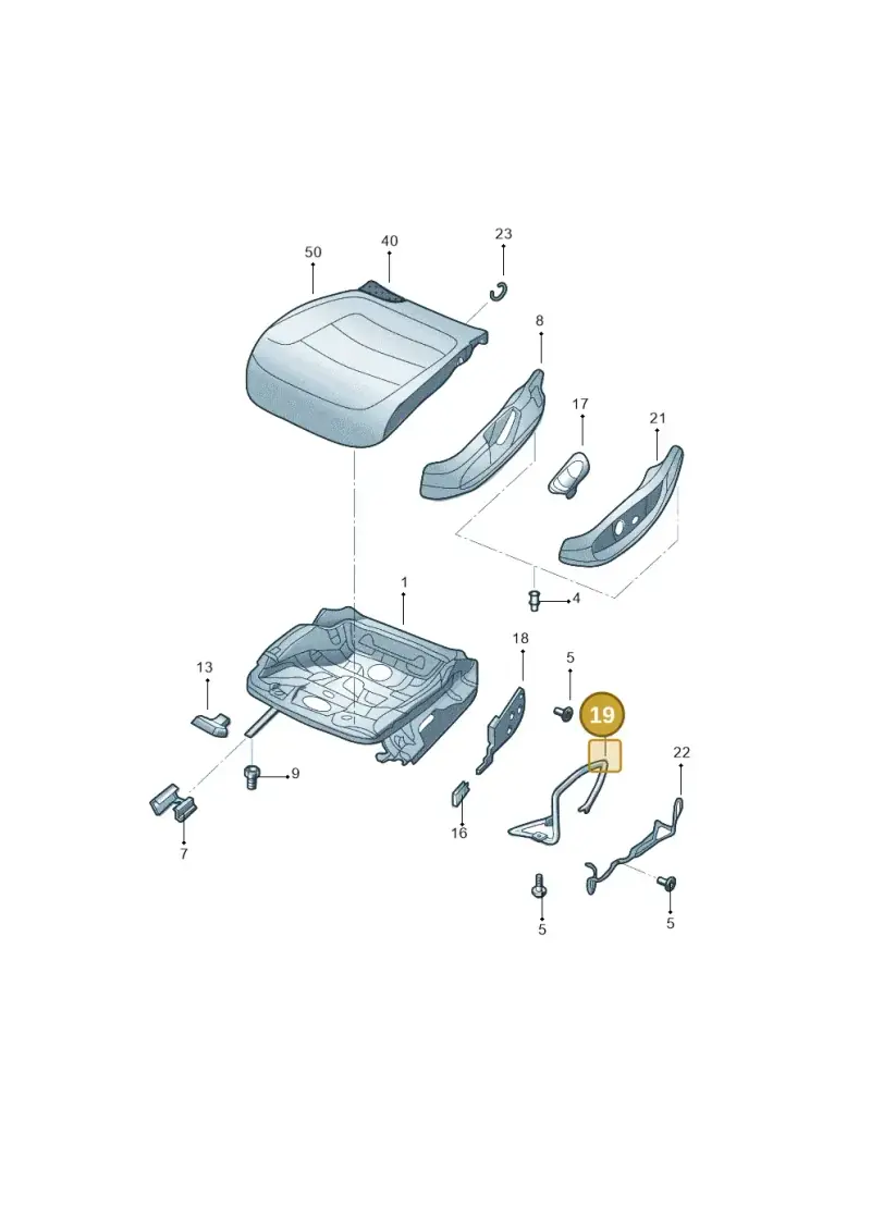 8T0881559B — Skoda Octavia (2014-2023) diagram 714881000, position 19