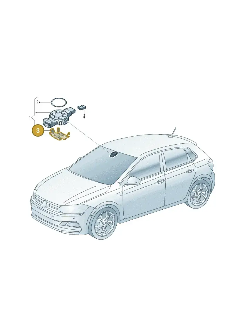 8U0907671 — Skoda Fabia (2021-) diagram 837955050, position 3
