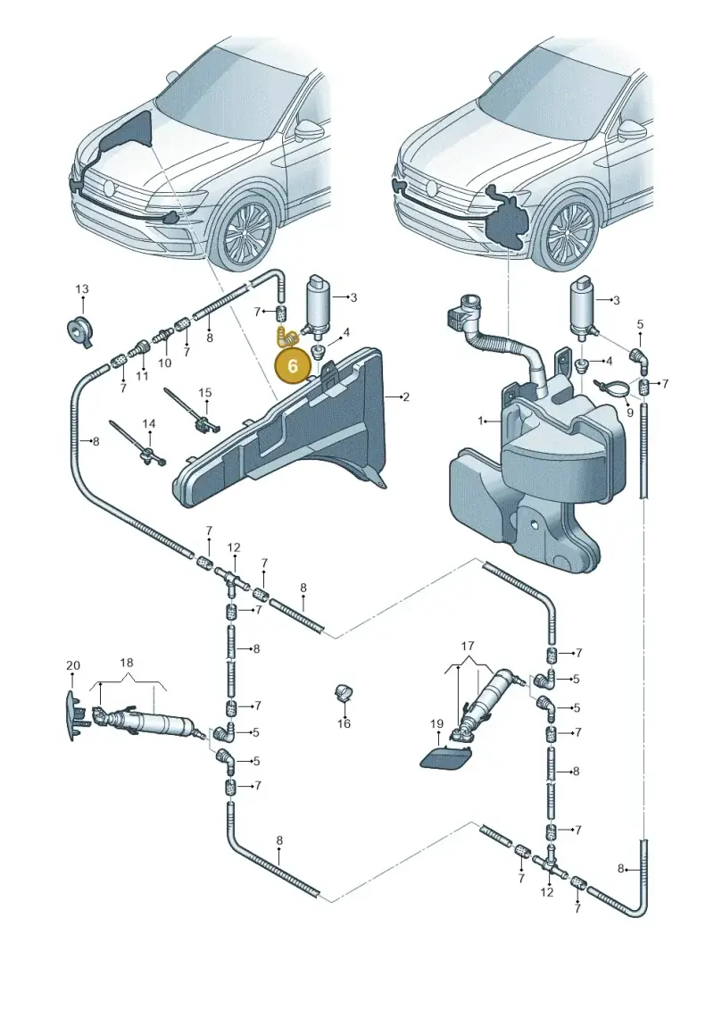 8U0955665 — Skoda Kodiaq (2018-2022) diagram 884955300, position 6