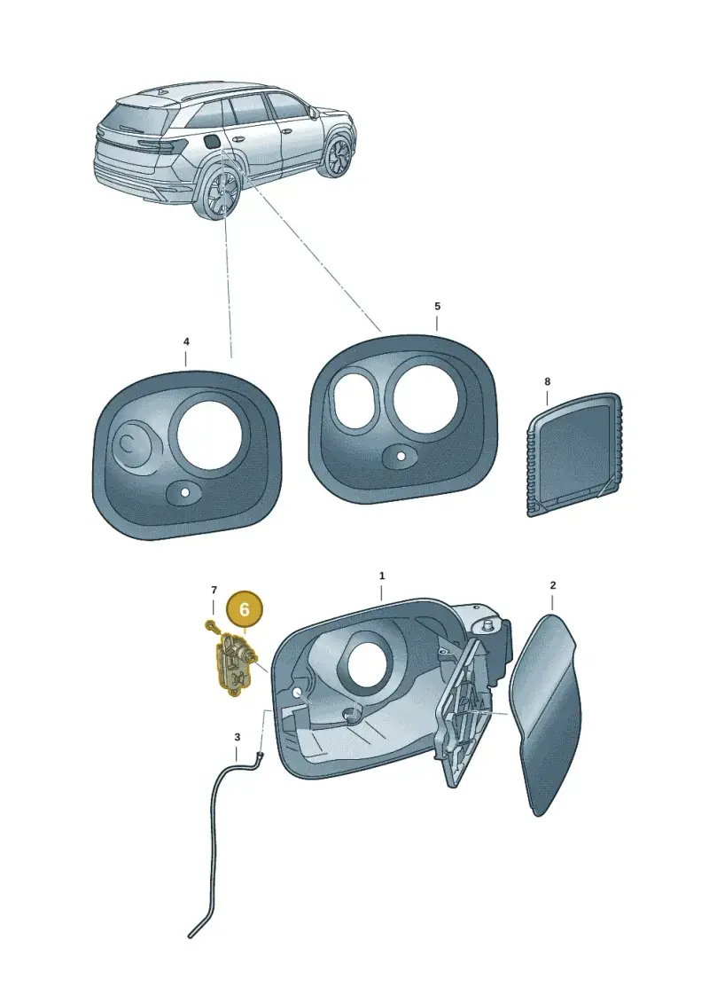 8V0862159B — Skoda Kodiaq (2024-) diagram 57h809100, position 6