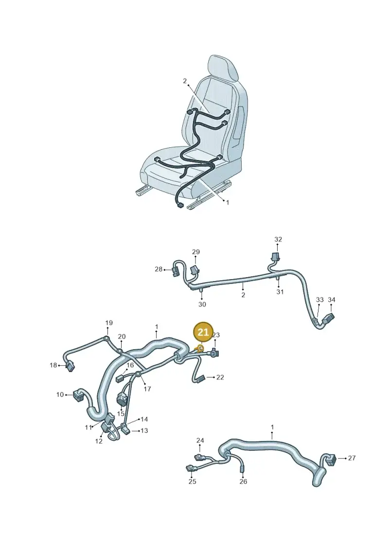 8W0971636A — Skoda Enyaq (2020-) diagram 584972025, position 21