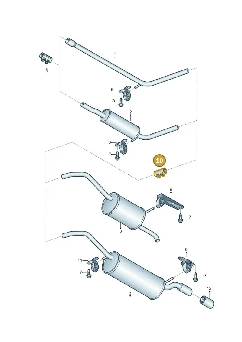 8Z0253141 — Skoda Rapid (2012-2022) diagram 672253800, position 10