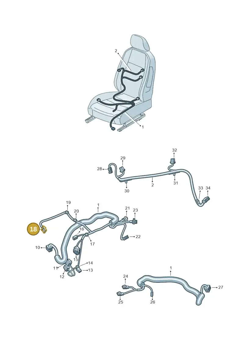 8Z0971848F — Skoda Kamiq (2019-) diagram 584972025, position 18