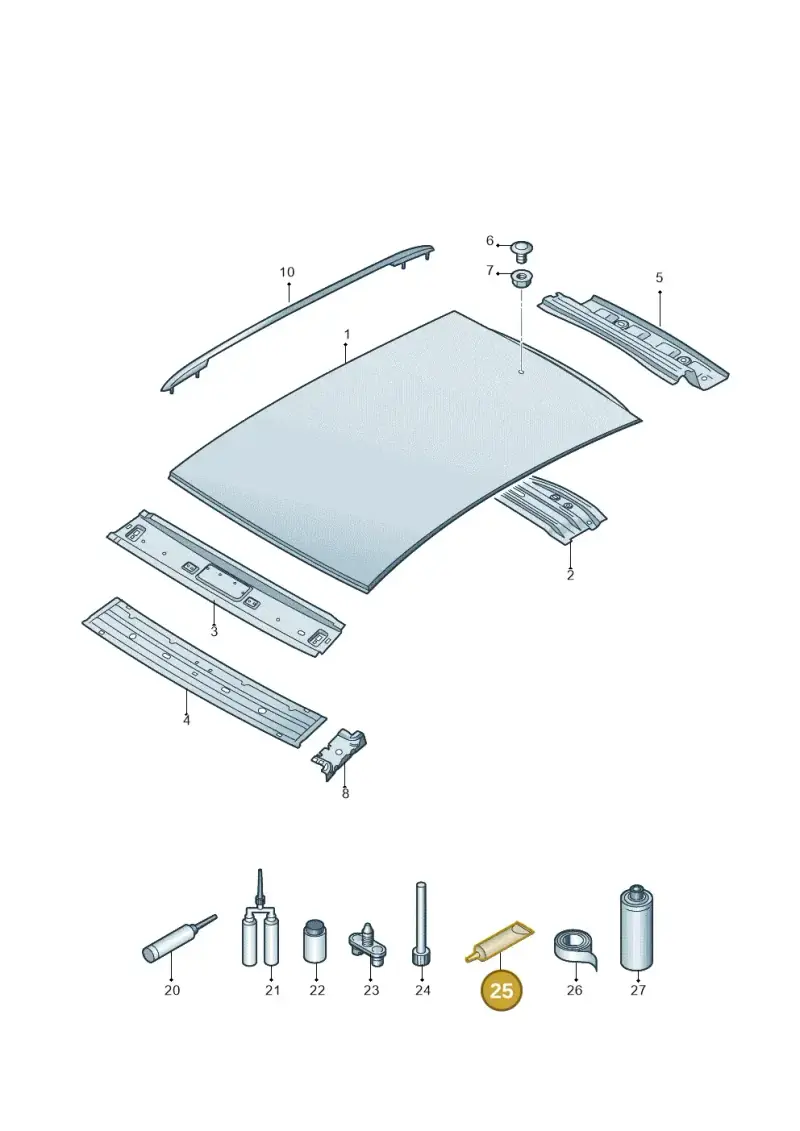 AKD476KD505 — Skoda Citigo (2019-2021) diagram 892817000, position 25