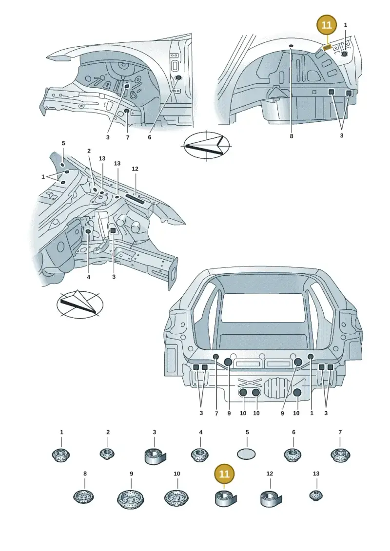 AKL44803005 — Skoda Fabia (2021-) diagram 6vn803055, position 11