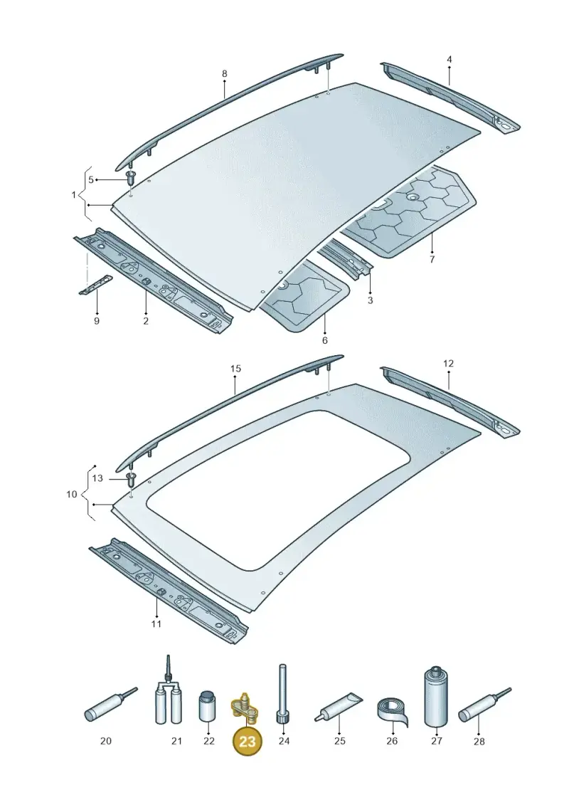 D002003 — Skoda Kodiaq (2018-2022) diagram 434817000, position 23