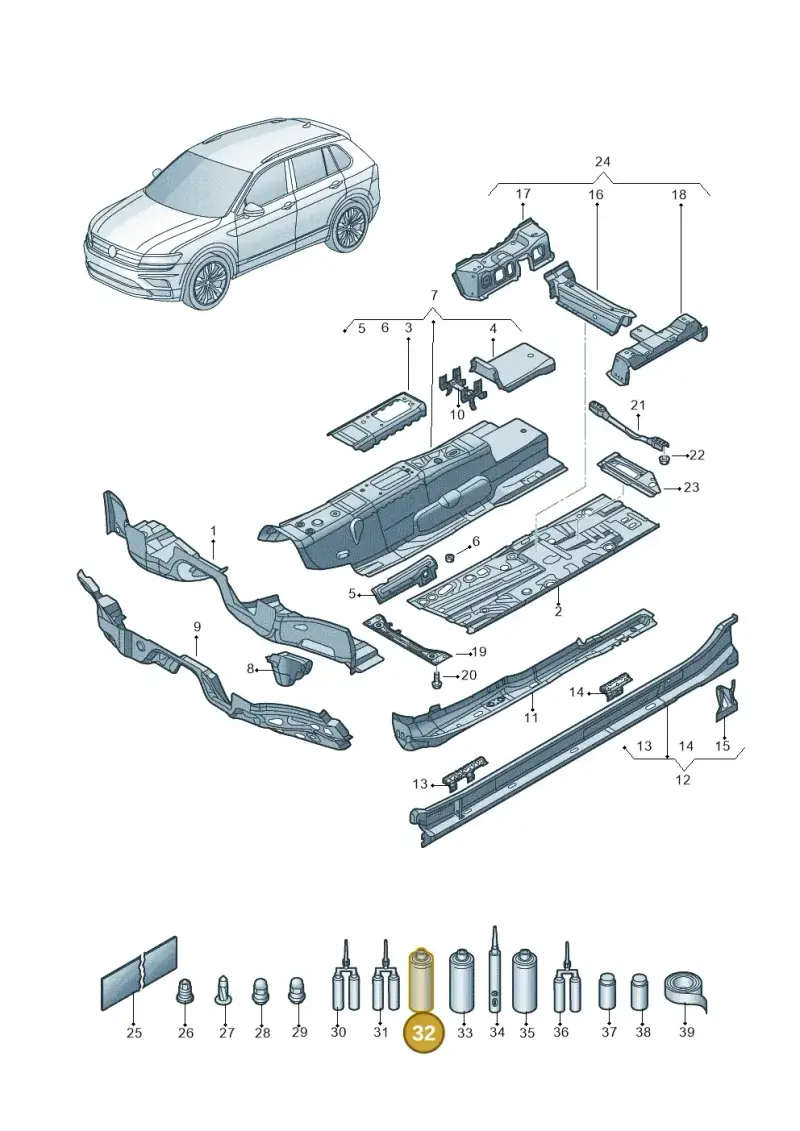 D007600A1 — Skoda Kodiaq (2018-2022) diagram 804803010, position 32