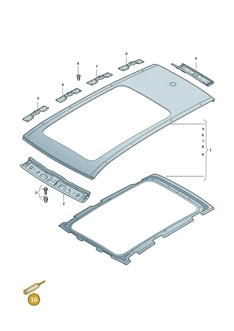 D00940104 — Skoda Superb Combi (2023-) diagram 3p0817010, position 10