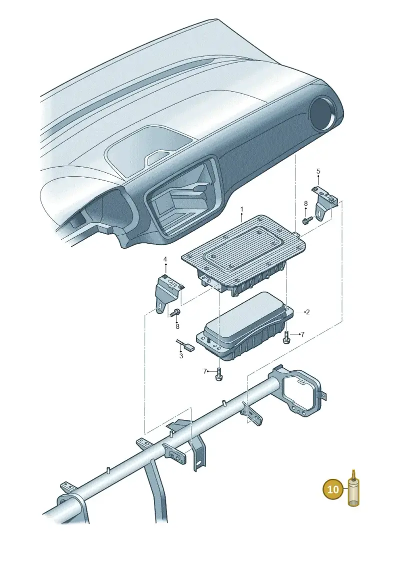 D154000A1 — Skoda Citigo (2019-2021) diagram 723880100, position 10