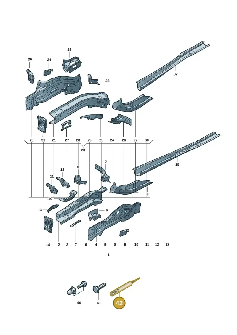 D180003M2 — Skoda Kodiaq (2024-) diagram 57h803000, position 42
