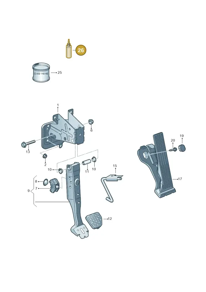 D185400A2 — Skoda Yeti (2013-2017) diagram 632721600, position 26