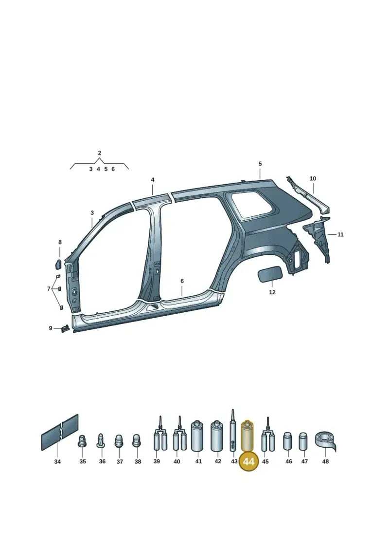 D308SP5M1 — Skoda Kodiaq (2018-2022) diagram 804809025, position 44