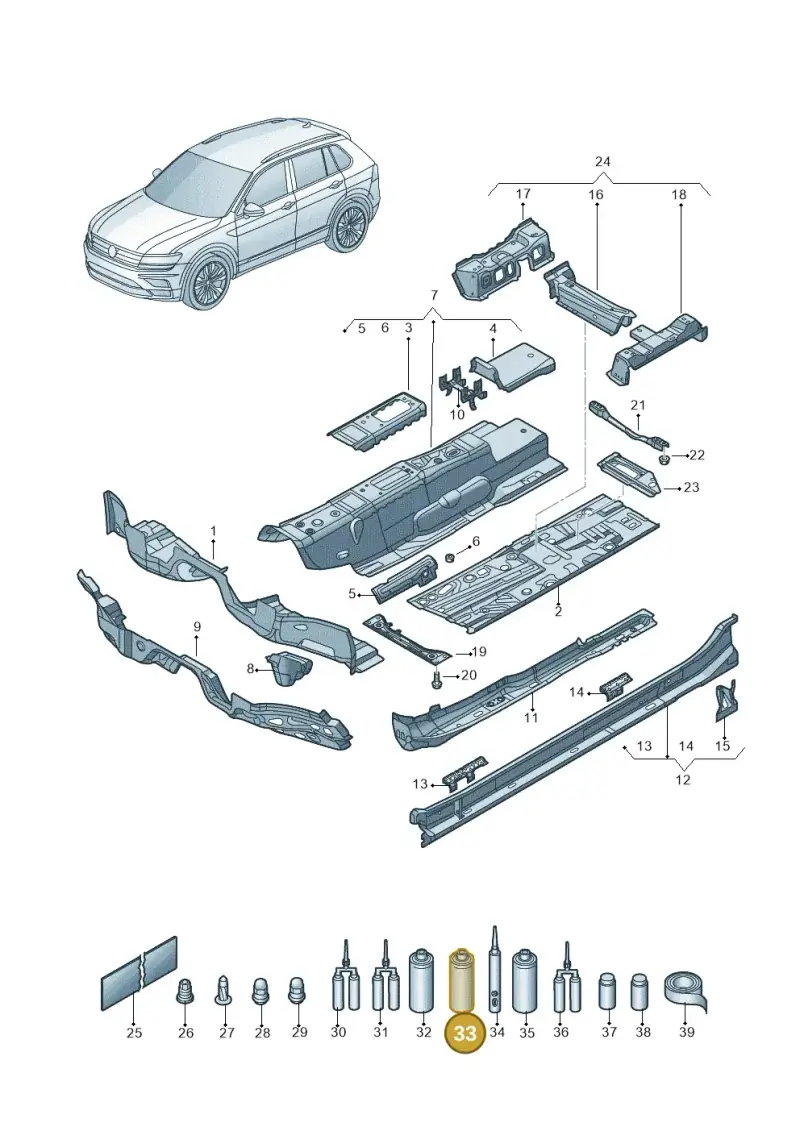 D314D37M2 — Skoda Kodiaq (2018-2022) diagram 804803010, position 33