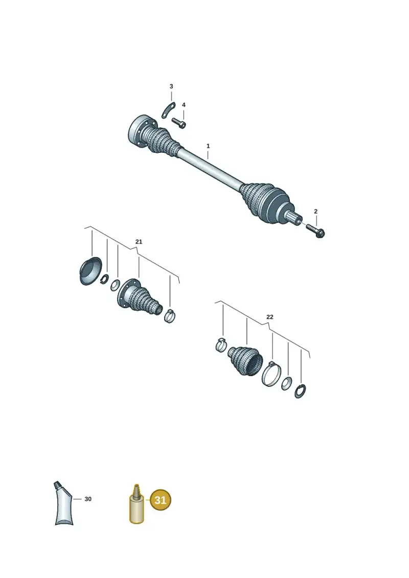 D454300A2 — Skoda Superb Combi (2023-) diagram 5h0501010, position 31