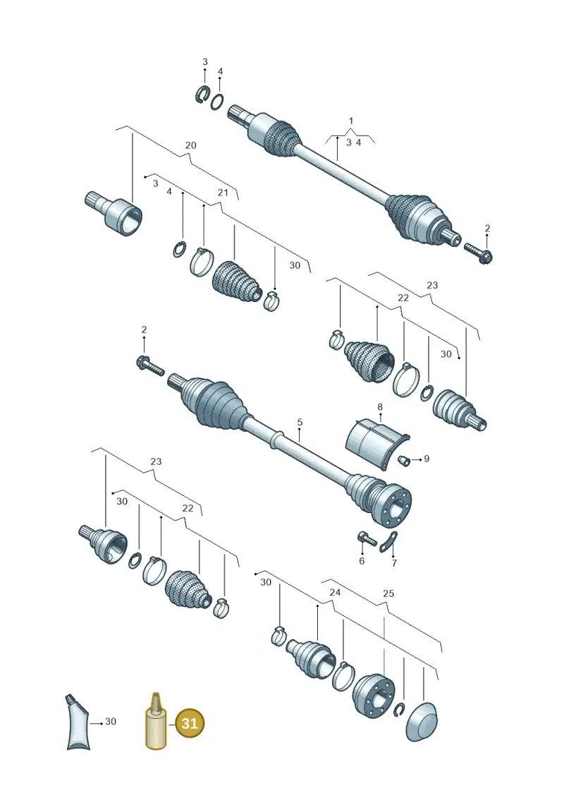 D454300A2 — Skoda Kodiaq (2024-) diagram 827407350, position 31