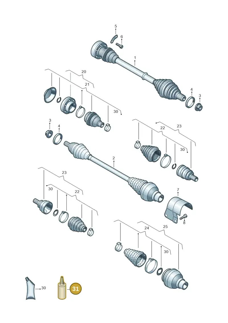 D454300A2 — Skoda Fabia (2021-) diagram 837407082, position 31