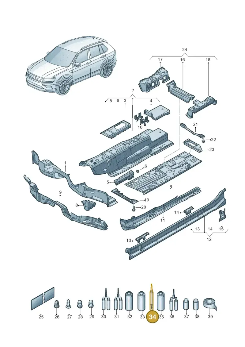 D476KD2M2 — Skoda Kodiaq (2018-2022) diagram 804803010, position 34
