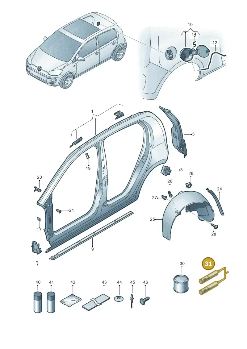 D506110A2 — Skoda Citigo (2019-2021) diagram 772809700, position 31