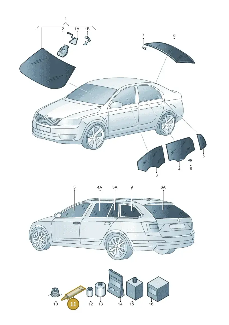 DH009100A2 — Skoda Octavia (2017-2020) diagram 753845000, position 11