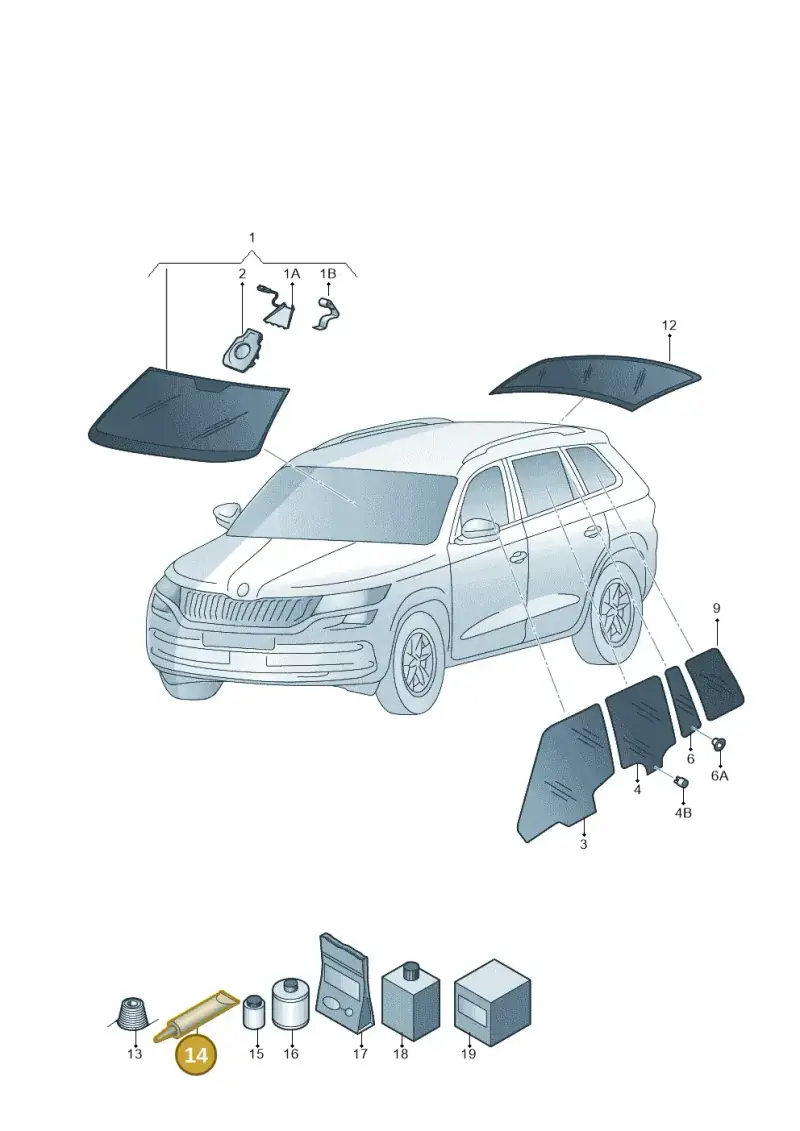 DH009100A2 — Skoda Kodiaq (2018-2022) diagram 804845000, position 14
